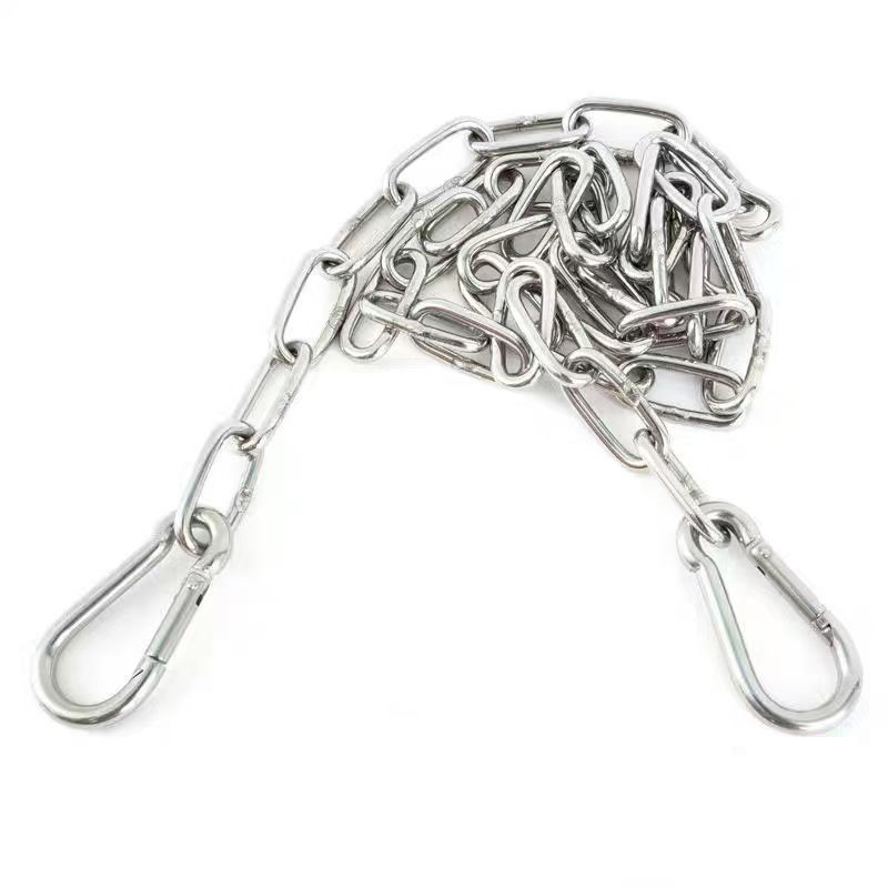 Yoga Trapeze Swing - Cadena de acero inoxidable resistente, capacidad