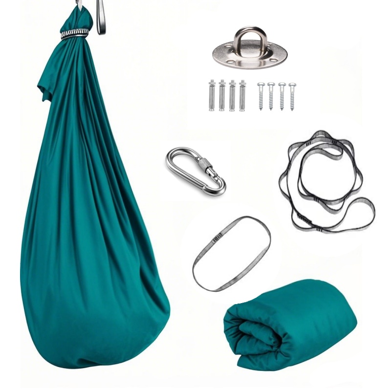 Yoga Trapeze Swing - Hamaca Elástica de 1.5*2.8m para Interiores