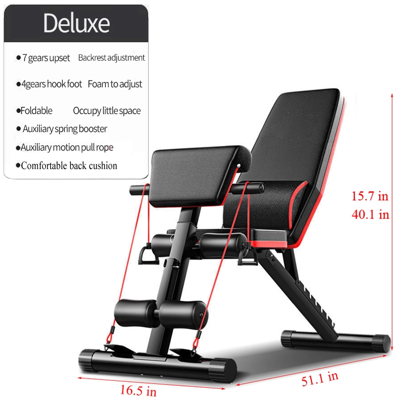 Home Gym Weight Bench - Popular Banco de Ejercicios Plegable Ajustable