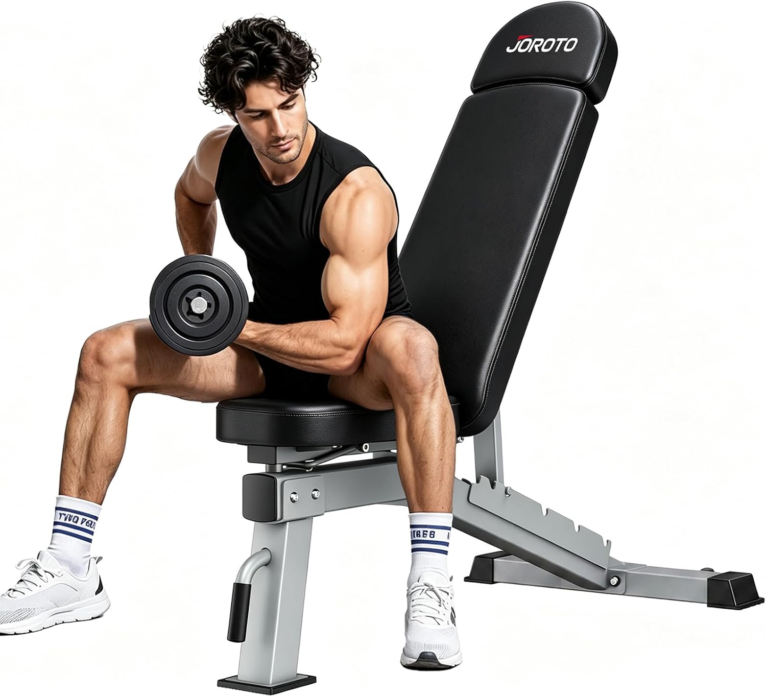 Home Gym Weight Bench - Banco de Pesas Ajustable con Capacidad