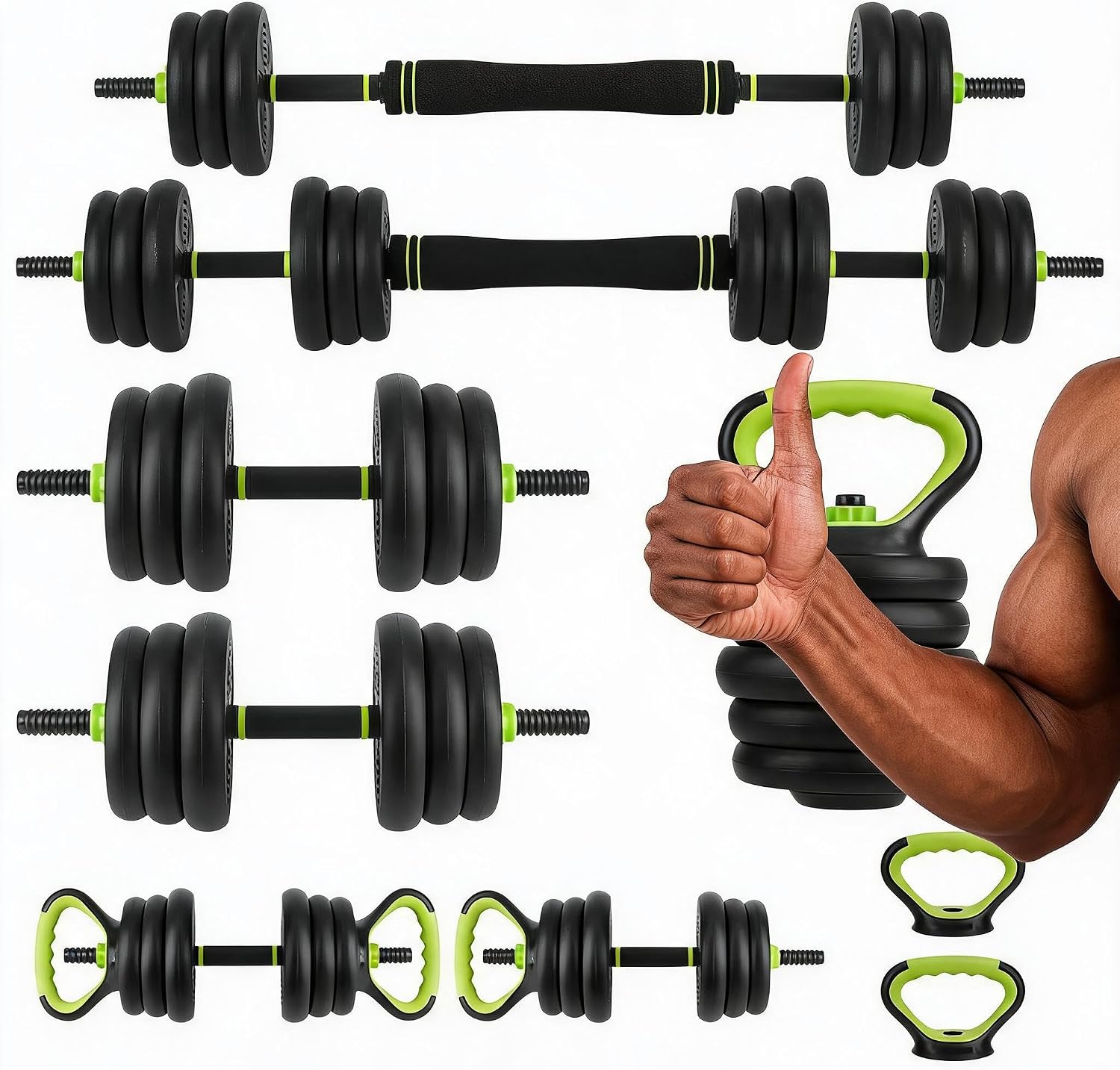 Home Gym Equipment Set - Juego de Mancuernas Ajustables 4 en