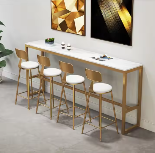 Silla de Bar Dorada Leisure co - Home Gym Gold reseña y precio