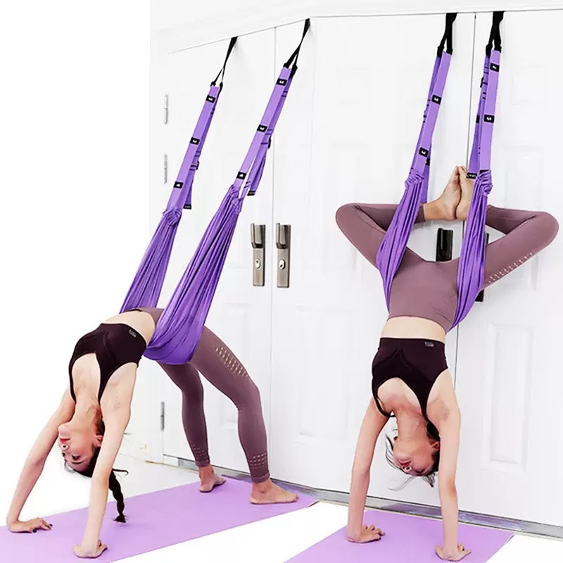 Juego de hamaca aérea ajustabl - Yoga Trapeze Swing reseña y precio