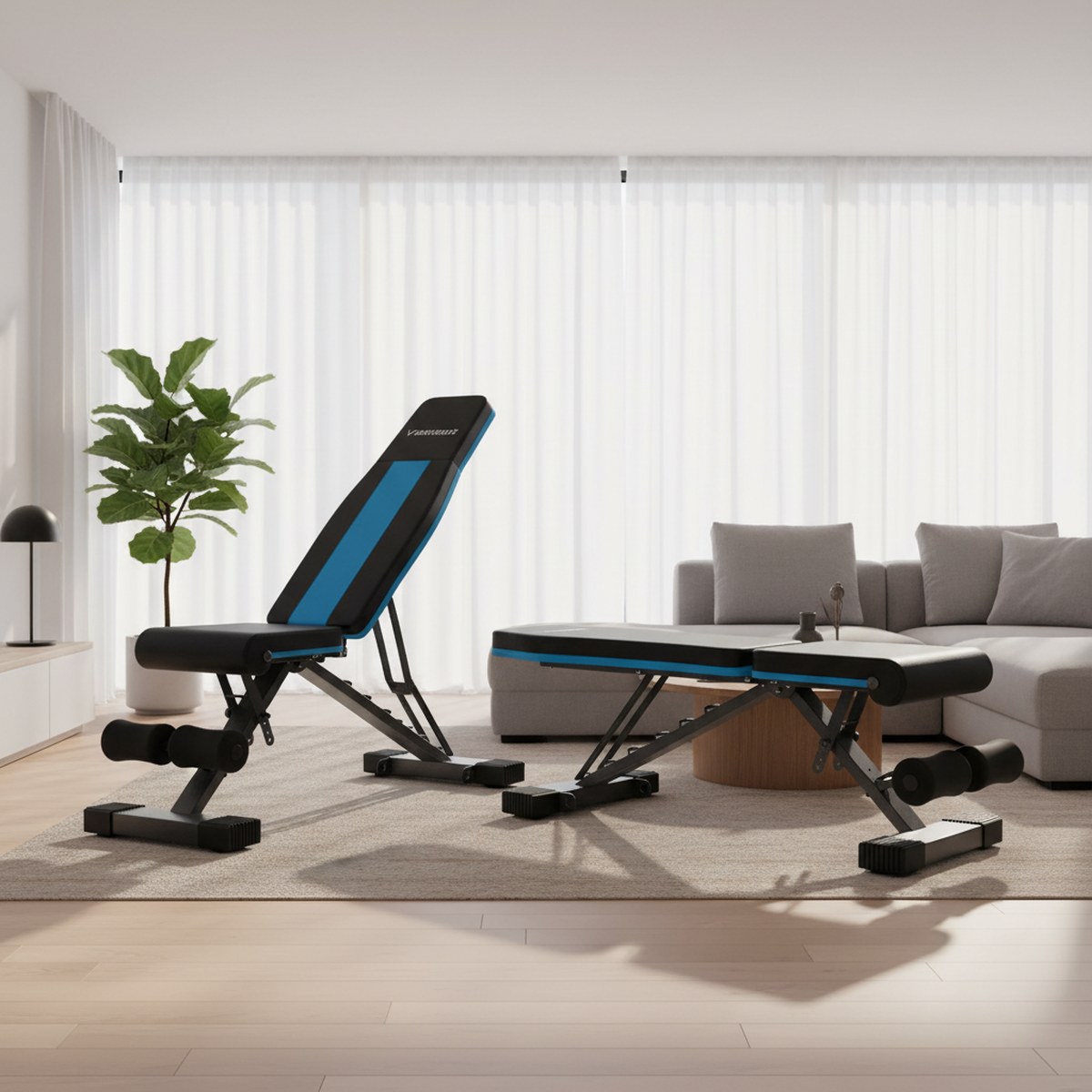 Banco de Pesas Plegable Ajusta - Home Gym Weight Bench reseña y precio