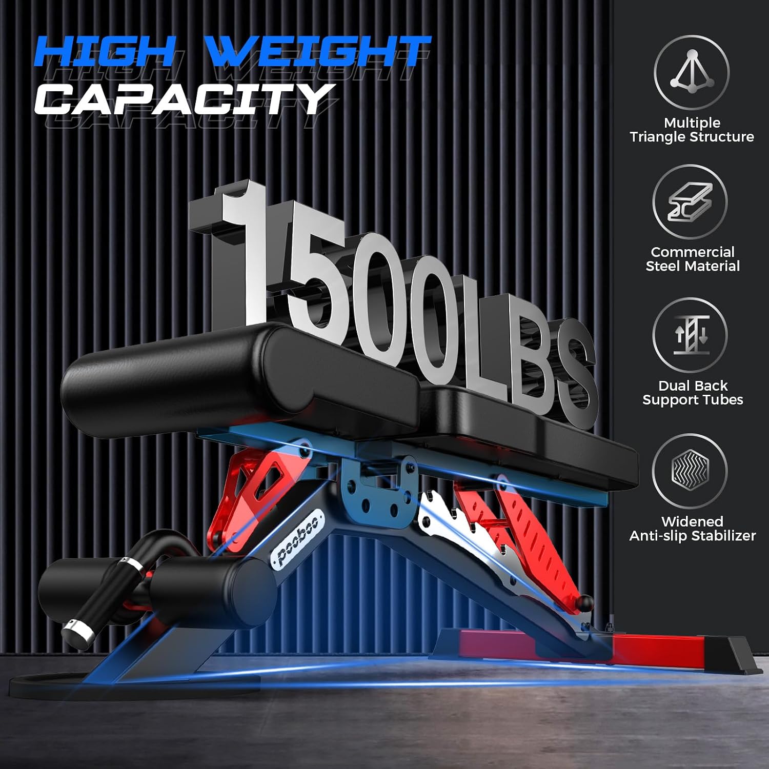 Banco de Pesas Ajustable, Banc - Home Gym Weight Bench reseña y precio