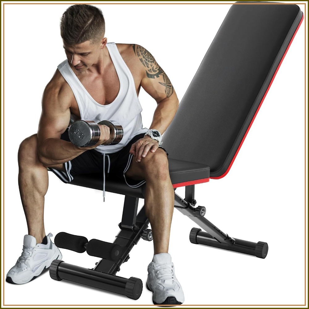 Banco de pesas ajustable para  - Home Gym Weight Bench reseña y precio