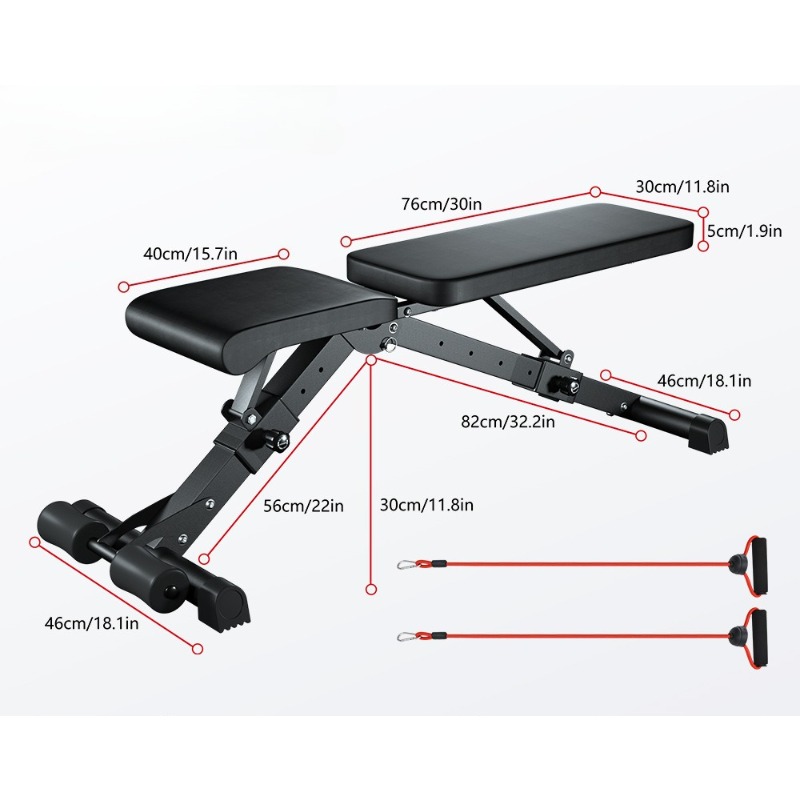 Banco de mancuernas multifunci - Home Gym Weight Bench reseña y precio