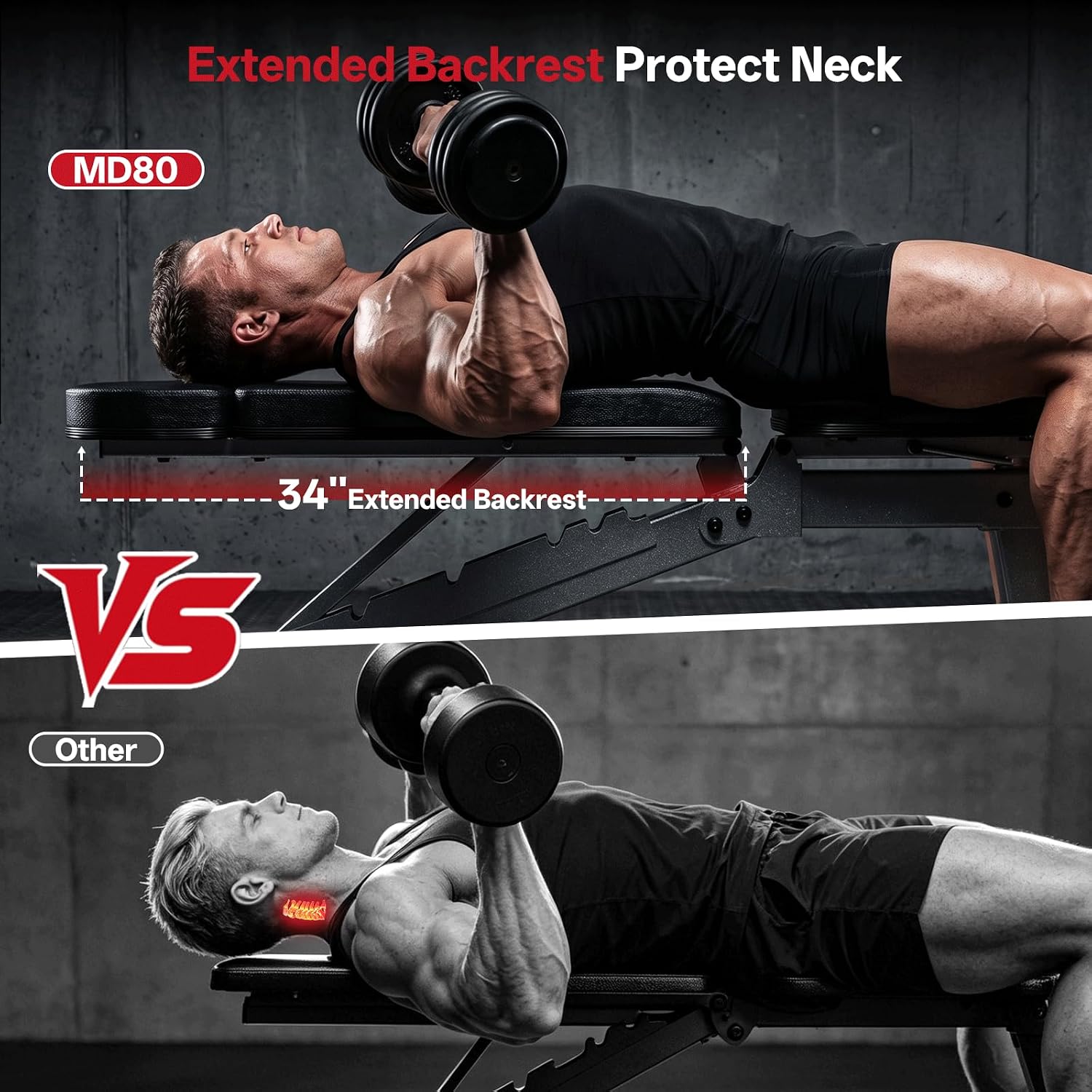 Banco de Pesas Ajustable con C - Home Gym Weight Bench reseña y precio