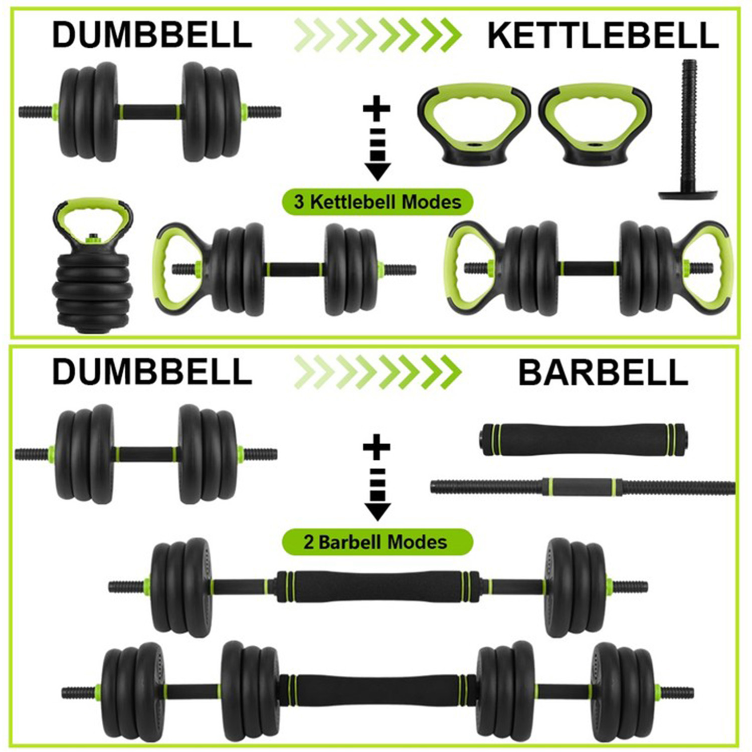 Juego de Mancuernas Ajustables - Home Gym Equipment Set reseña y precio