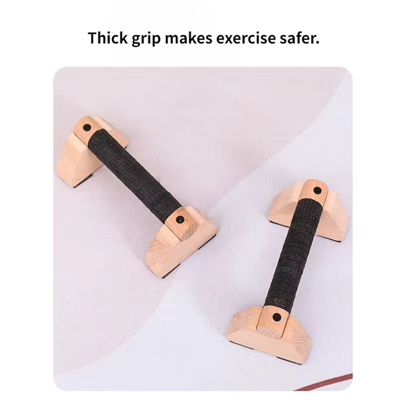 1 Par de Barras de Madera para - Push Up Stand Bar reseña y precio