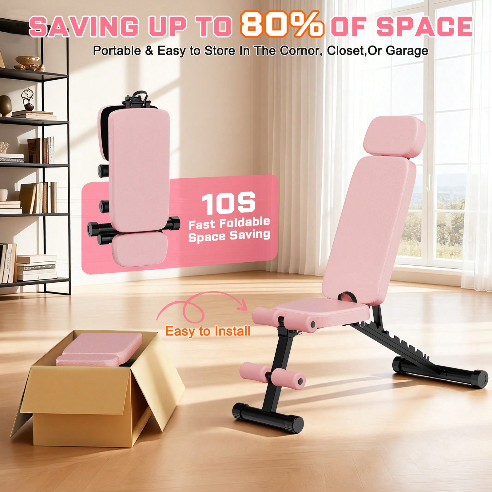 Banco de pesas ajustable GIKPA - Home Gym Weight Bench reseña y precio