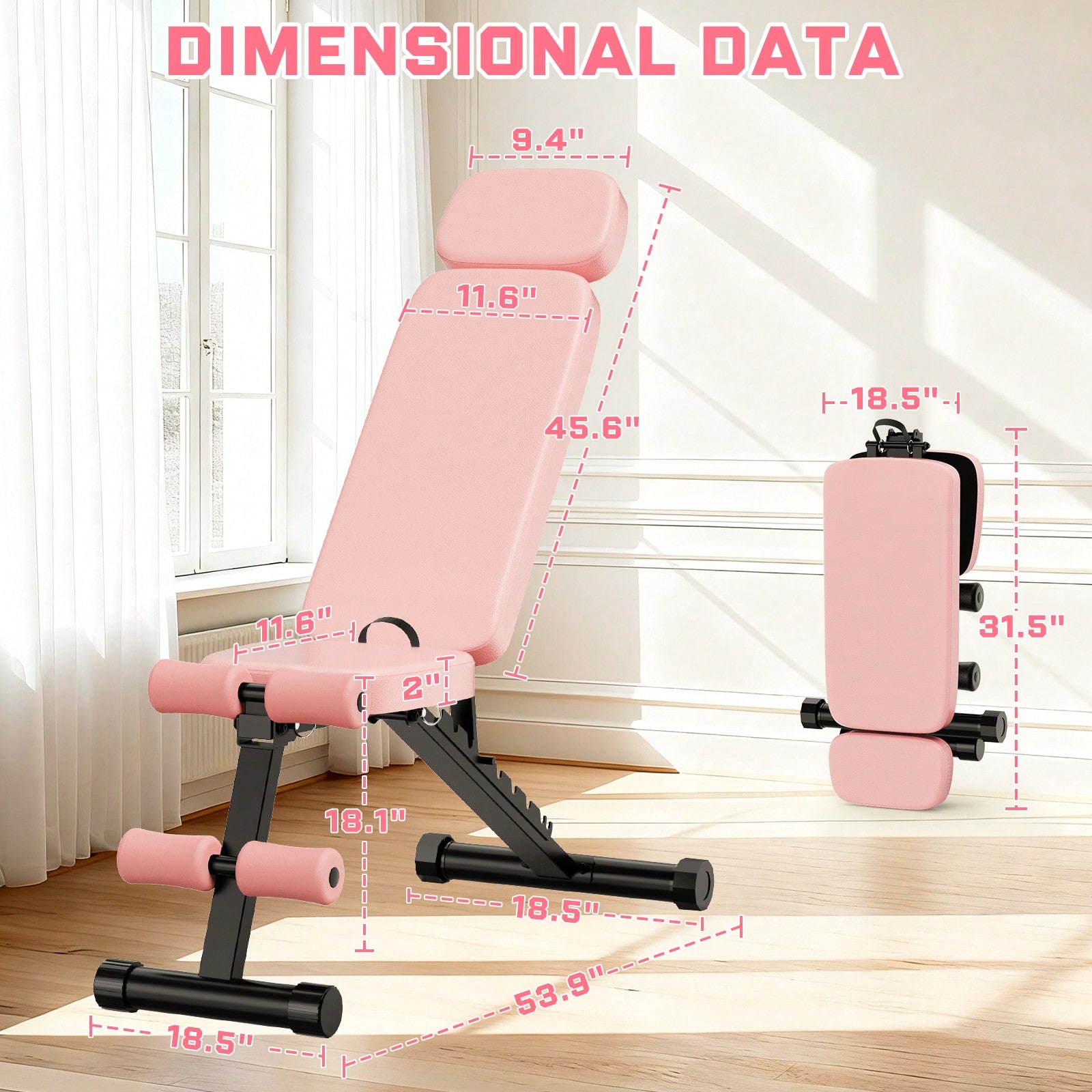 Banco de pesas ajustable GIKPA - Home Gym Weight Bench reseña y precio