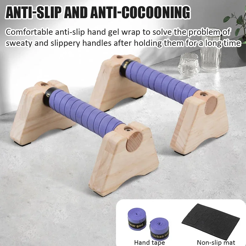 Soporte de madera para flexion - Push Up Stand Bar reseña y precio