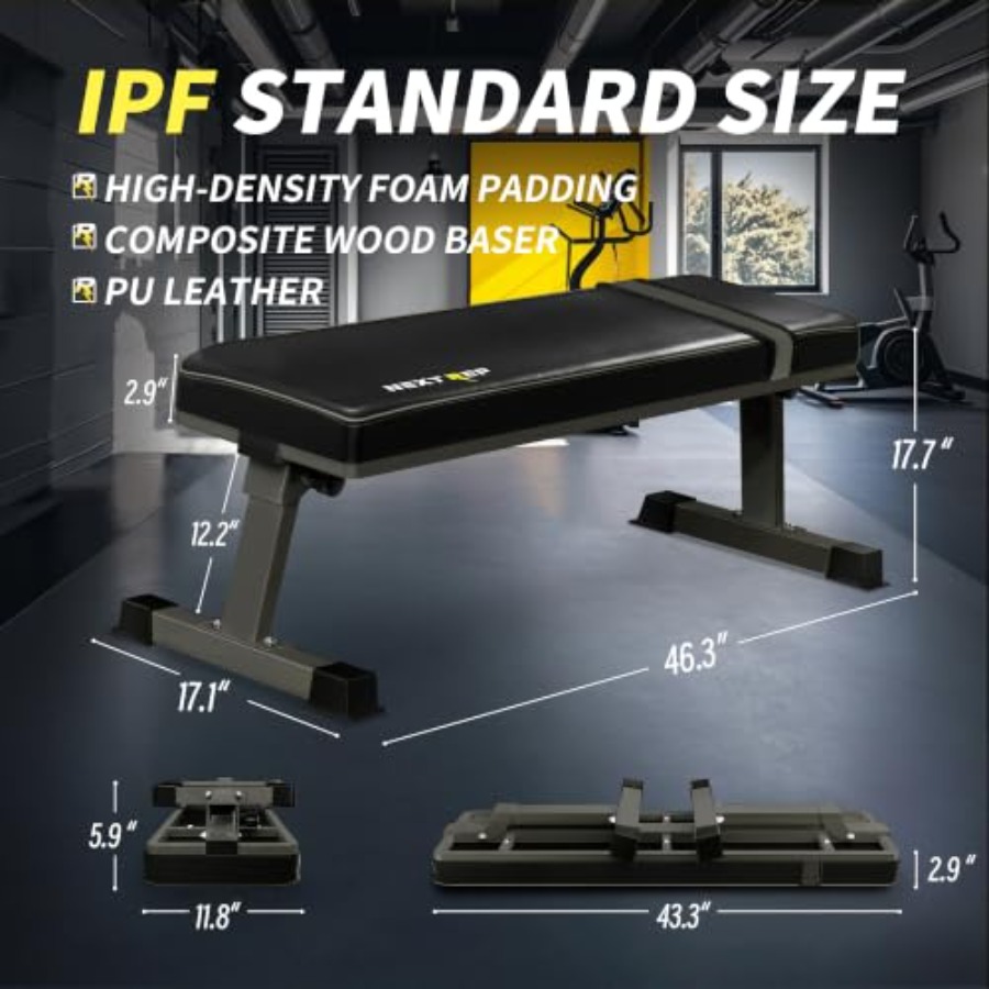 Banco de entrenamiento de fuer - Home Gym Weight Bench reseña y precio
