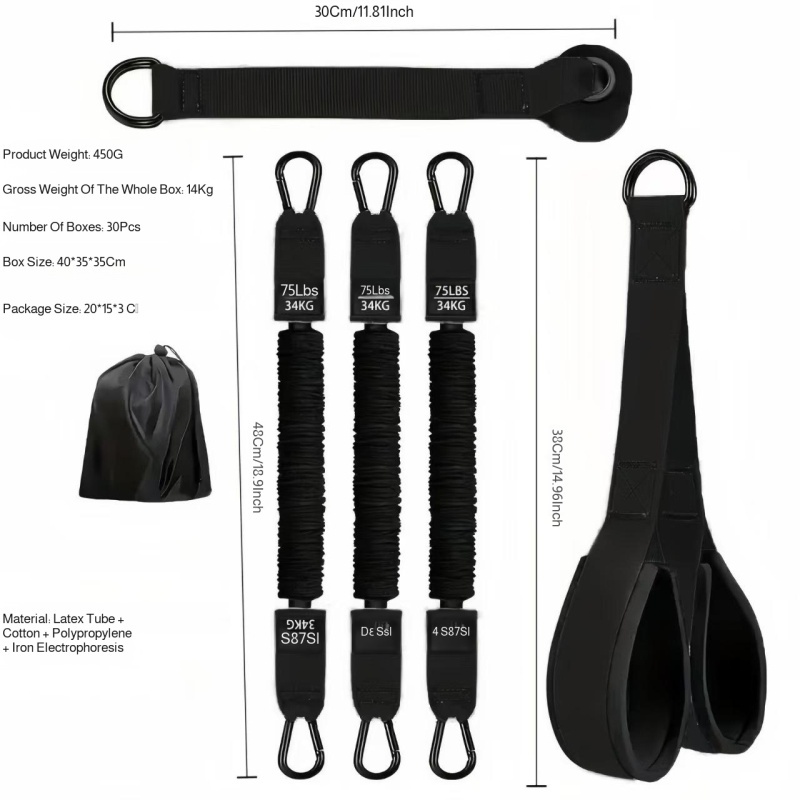 Juego de Bandas de Resistencia - Home Gym Equipment Set reseña y precio