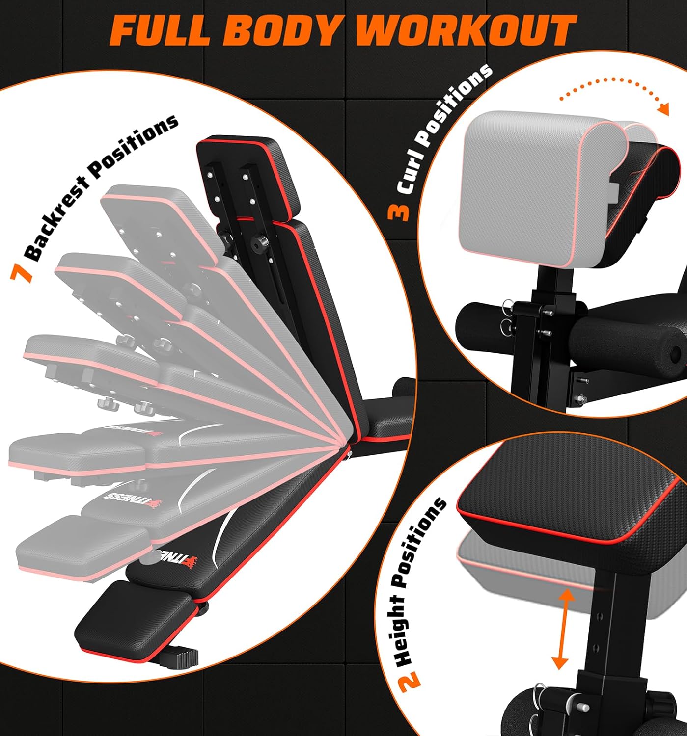 Banco de Pesas Plegable para G - Home Gym Weight Bench reseña y precio