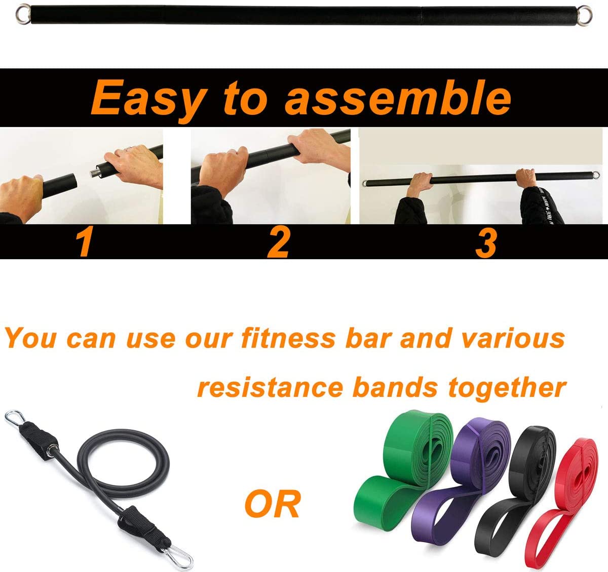 Banda elástica de resistencia  - Home Gym Weight Bench reseña y precio